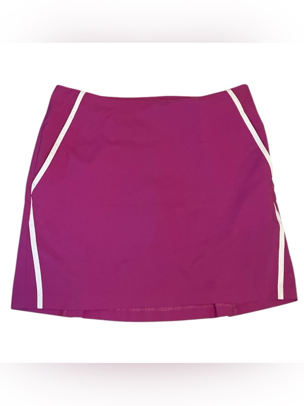 F2- Small purple skirt w/ white stripes & shorts adidas logo adidas 4